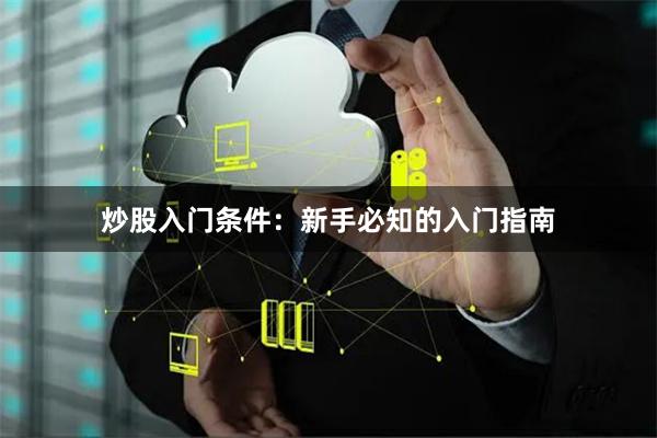 炒股入门条件：新手必知的入门指南